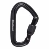 Black Diamond Hotforge Screwgate Carabiner Black -Outdoor Equipment Store BD2101610002ALL1 hotforge screwgate