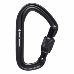 Black Diamond Hotforge Screwgate Carabiner Black