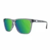 Knockaround Fast Lanes Sport - Clear Grey / Green Moonshine -Outdoor Equipment Store K FSGM3901 Knockaround Fast Lanes Sport Clear Grey Green Moonshine