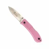 Ka-Bar Dozier Folding Hunter Plain Blade Bright Pink -Outdoor Equipment Store KB4062BL Ka Bar Folding Hunter Plain Blade Bright Pink