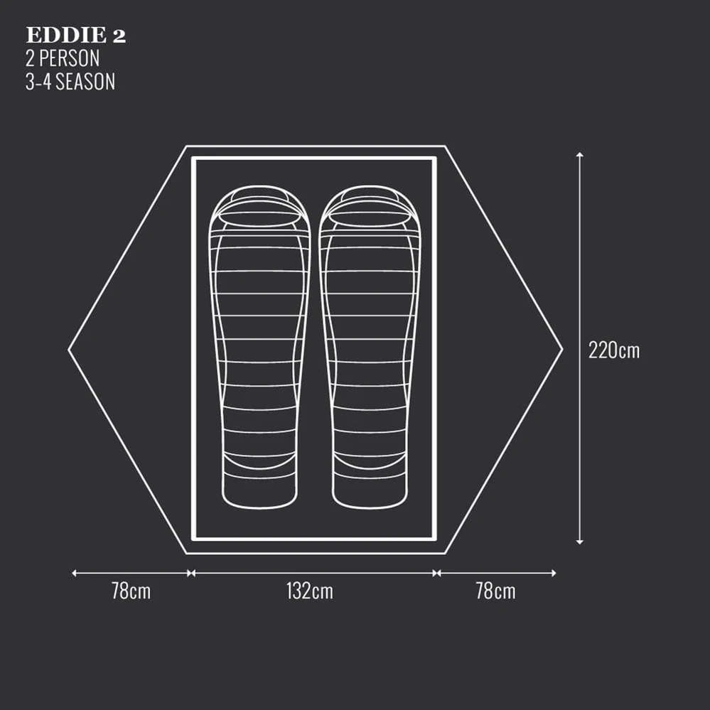 Mont Eddie 2 Tent Storm Blue 4 Mont Eddie 2 Tent Storm Blue - Image 2